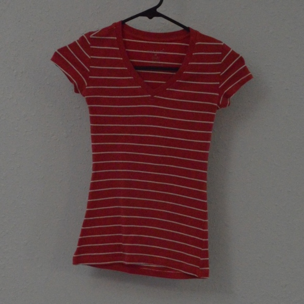 Red & White Striped T-Shirt